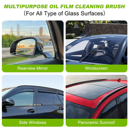 2X Oil-Free Car Glass Brushes for Clear Vision Cleaner