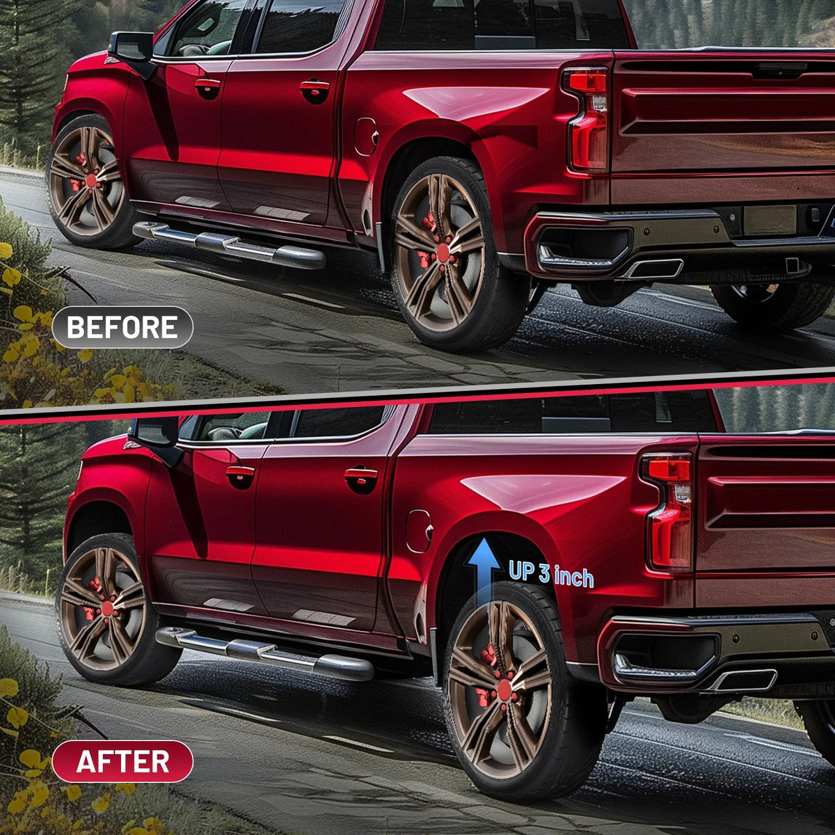3" Rear Leveling Lift Kit for 2020–2022 Ram 1500 (3.6L V6) 2WD/4WD