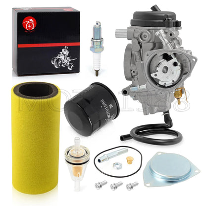 Carburetor Oil Filter Air Filter Foam for Yamaha Rhino 450 YXR45 (2006–2009)
