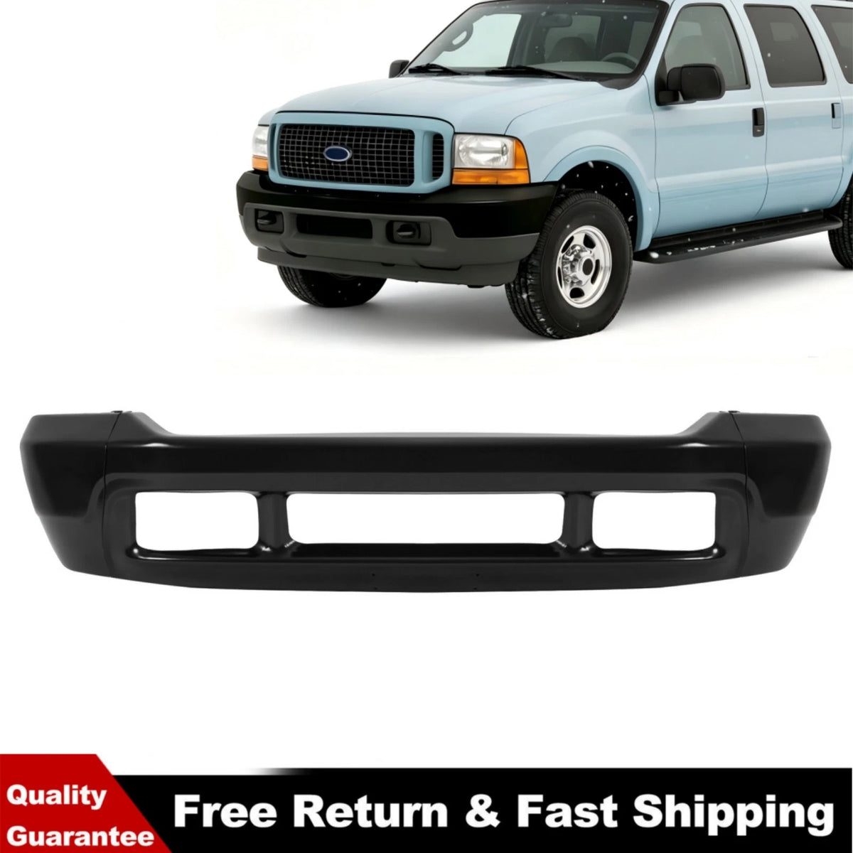 Front Bumper Face Bar for Ford F-250 F-350 (1999–2004) BACP000164, 3C3Z-17757-AAA