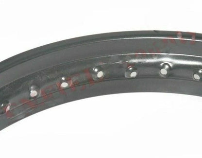 Pair Black Powder Coated 16 Inch Wheels for Jawa 250 350 (WM2)