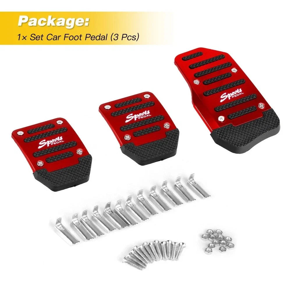 Non Slip Manual Transmission Brake Pedal Pad Cover for Universal Fit