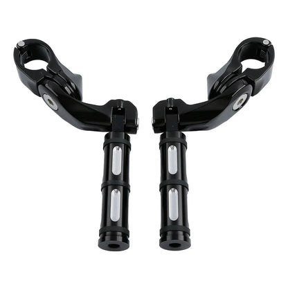 Rear Passenger Floorboards & Highway Foot Pegs for Harley Street Glide (93-25)