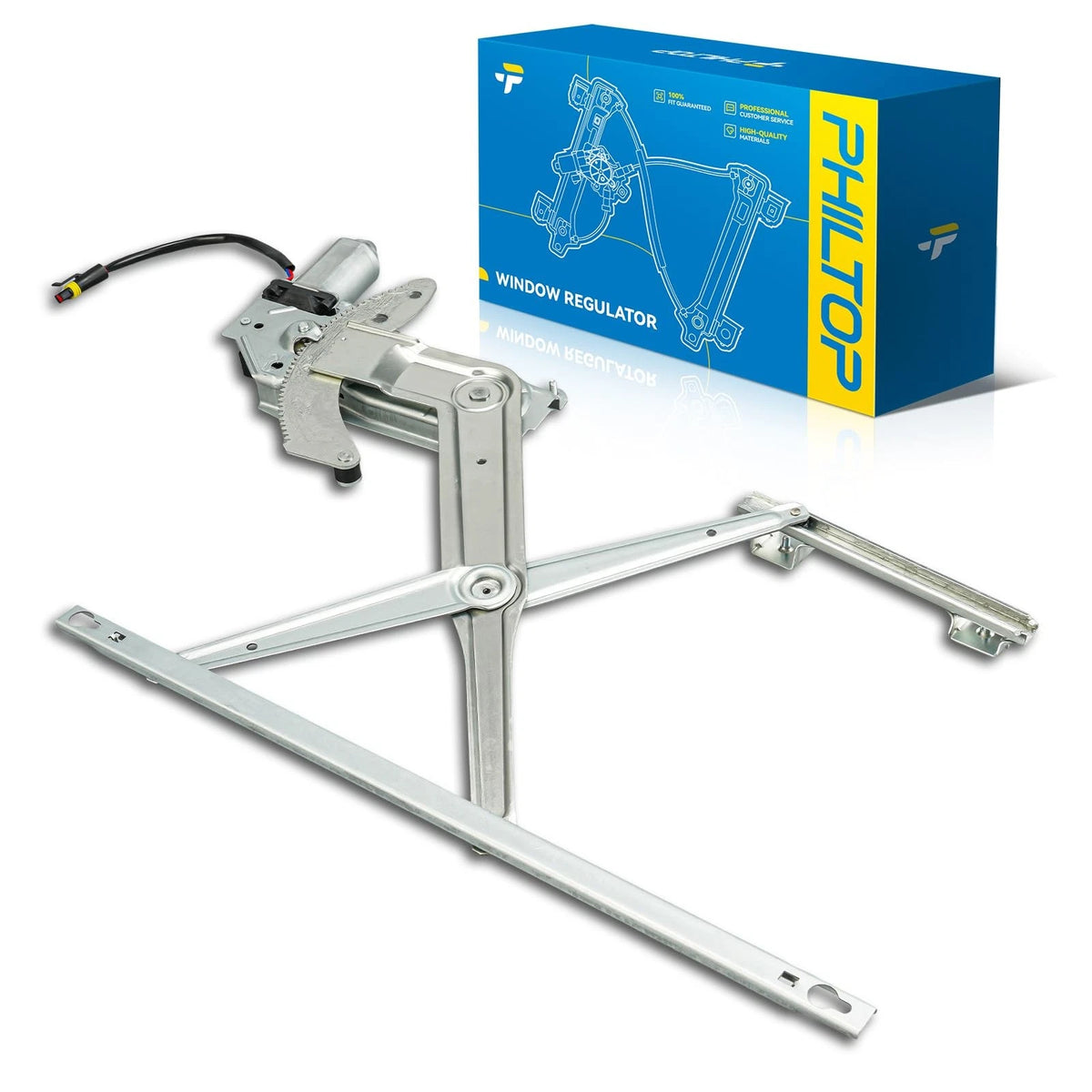 Power Window Regulator with Motor for Dodge Ram 1500 1994–2001, 2500, 3500