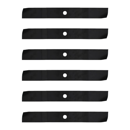 Set of 6 Heavy Duty Mower Blades for Kubota BX Sub Compact Tractors