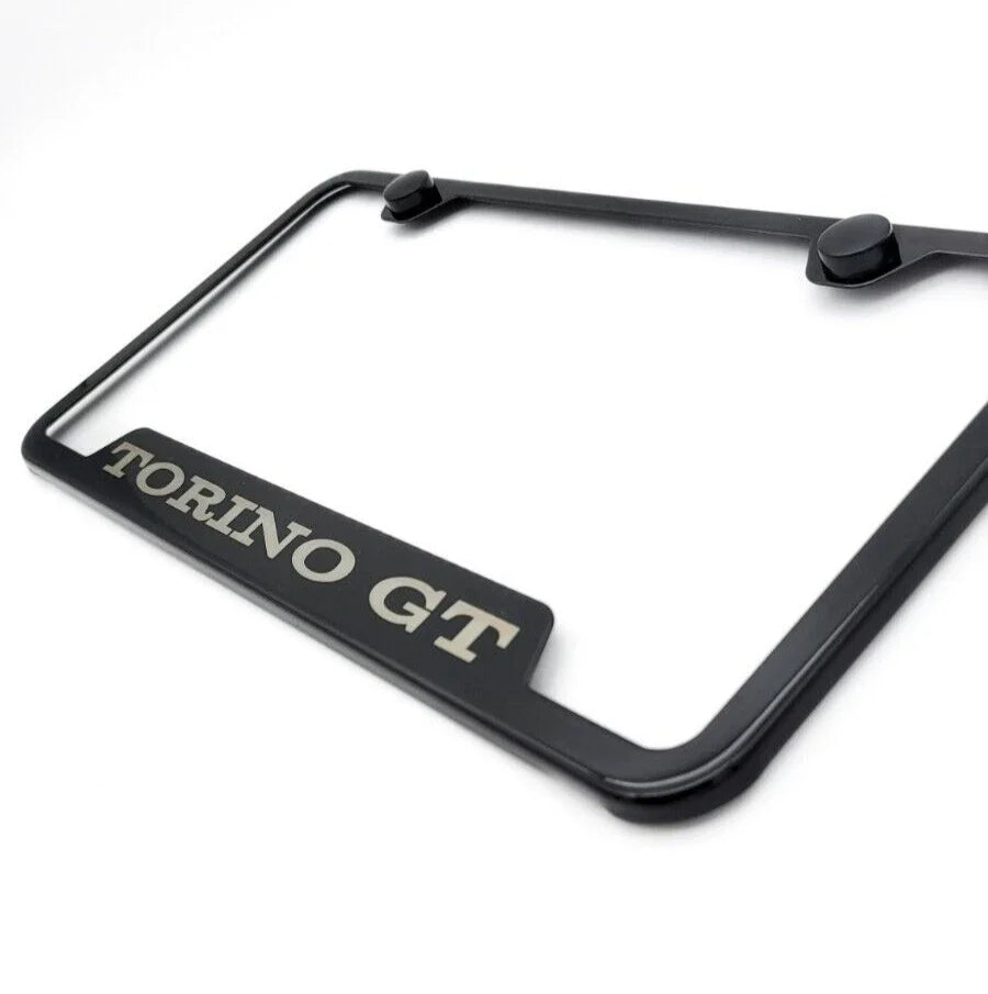 License Plate Frame Notched Stainless Replacement for Ford Torino GT (1968–1970)
