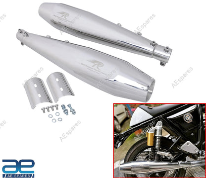 Exhaust Silencer for Royal Enfield Interceptor & GT Continental 650