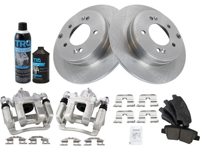 Set of 4 Brake Pads Rotors Calipers for Hyundai Sonata (2015) 81917JJMK