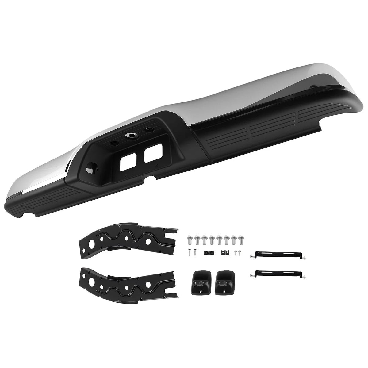 Rear Bumper Assembly for Toyota Tundra (2000–2006) Steel Chrome