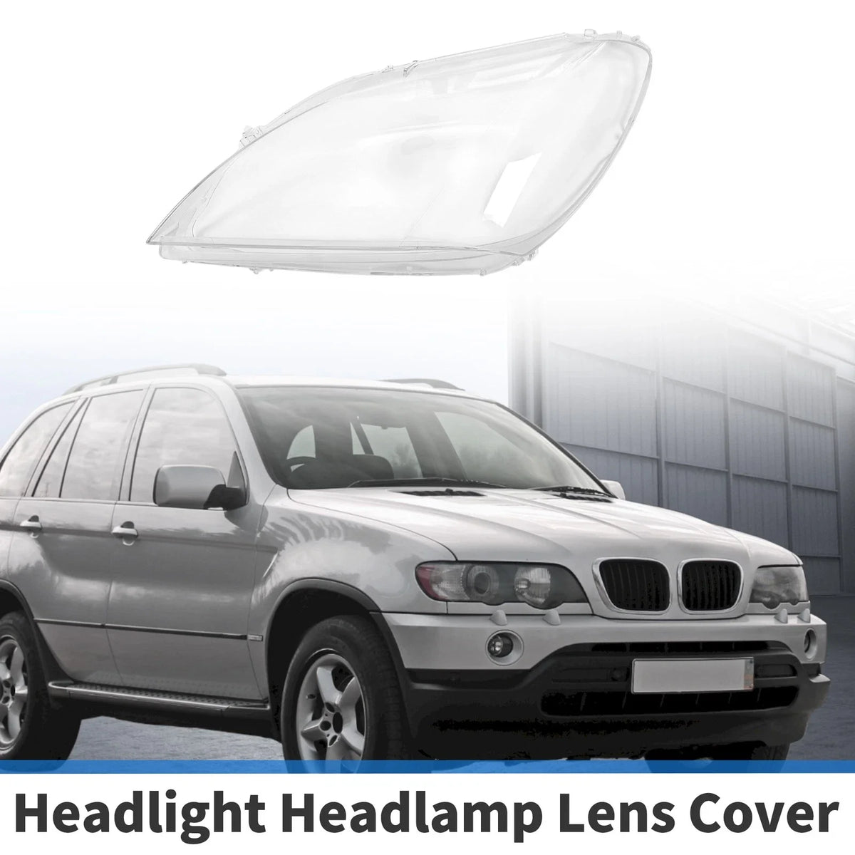 1x Front Left Headlight Lens Cover PC Clear for BMW 6 Series M6 F06 (2010-2015)