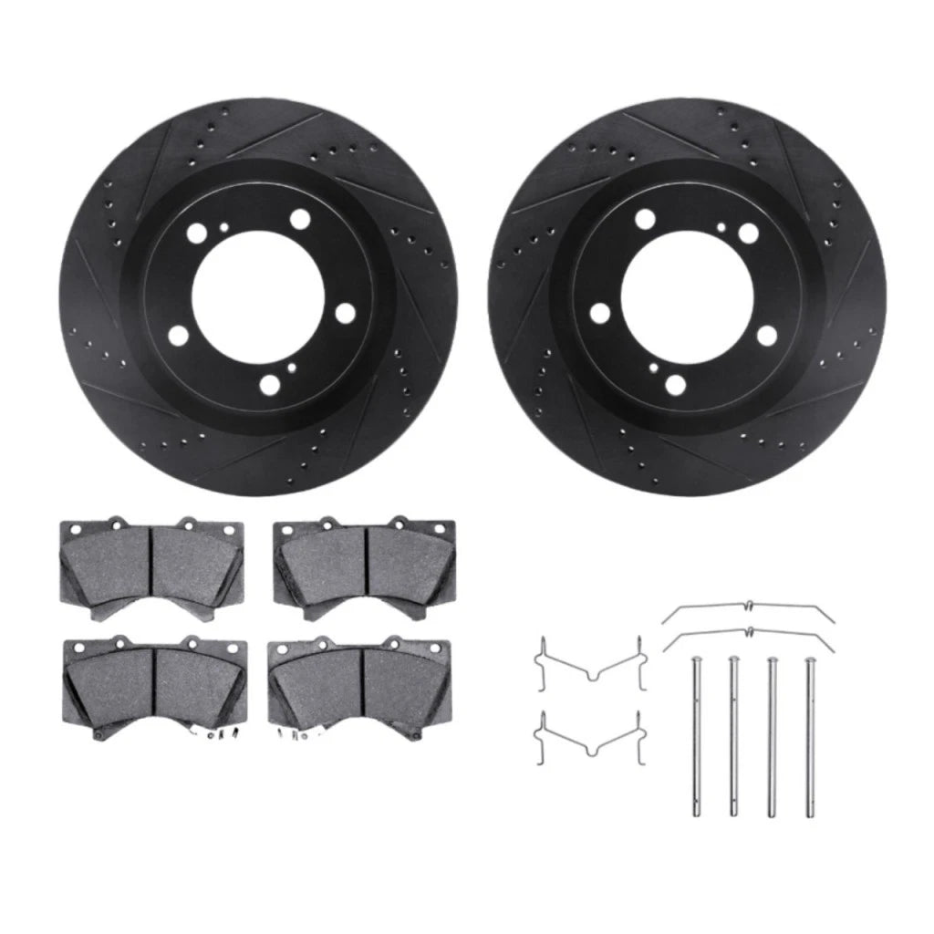 Brake Rotor Set for Toyota Land Cruiser (2016–2021) ALX-PAU-DF-8412-76019-CLA3