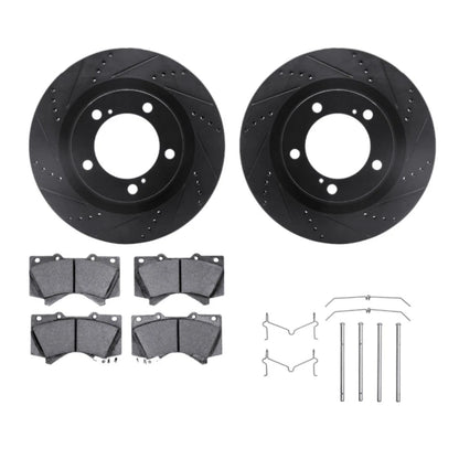 Brake Rotor Set for Toyota Land Cruiser (2016–2021) ALX-PAU-DF-8412-76019-CLA3