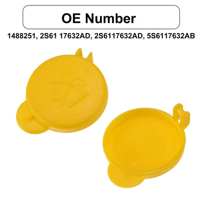 2X Windshield Washer Fluid Reservoir Tank Bottle Cap for Ford (1488251)