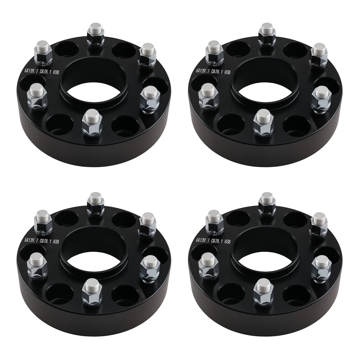 4X 1.5" 6X5.5 Wheel Spacers for Chevy Silverado Tahoe GMC Sierra 1500 (2007–2023)