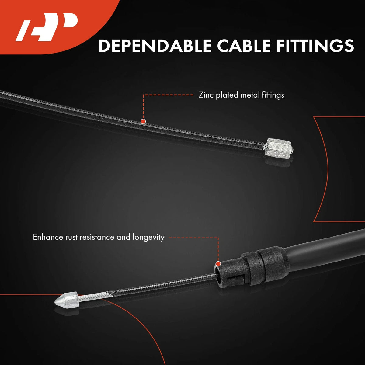 Rear Parking Brake Cable for Chevrolet Silverado 1500 GMC Sierra 1500