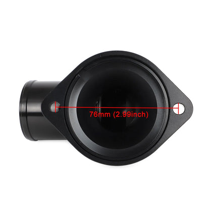 Swivel Thermostat Housing for GM LS Engine (90) 1.5" Black Billet
