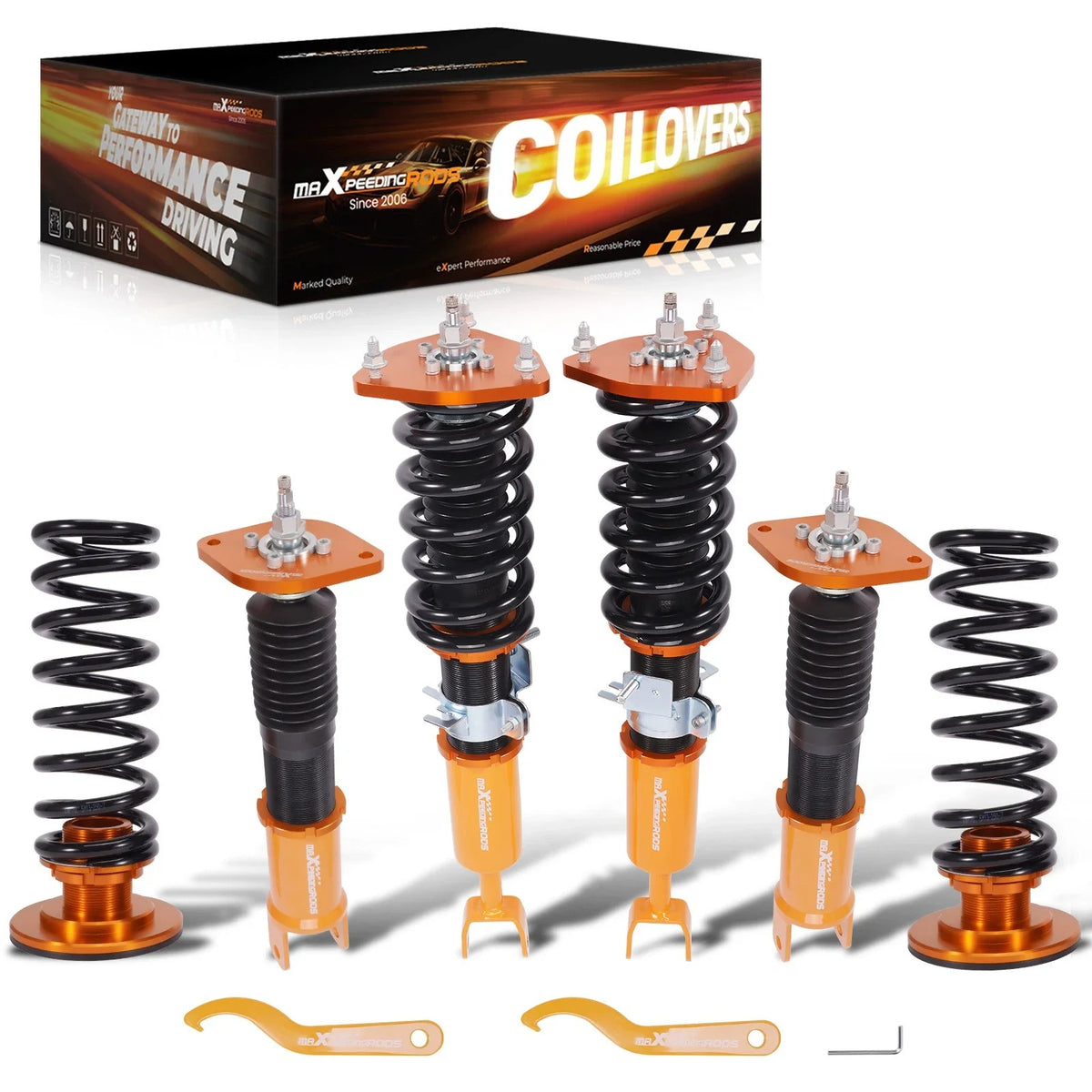 24 Way Damper Coilover Kit for Nissan 350Z (2003–2008) INFINITI G35 (2003–2007) RWD