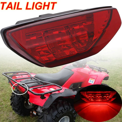 Rear Tail Light for Honda Rancher 420 TRX420 2x4 4x4 (2014–2021) Red