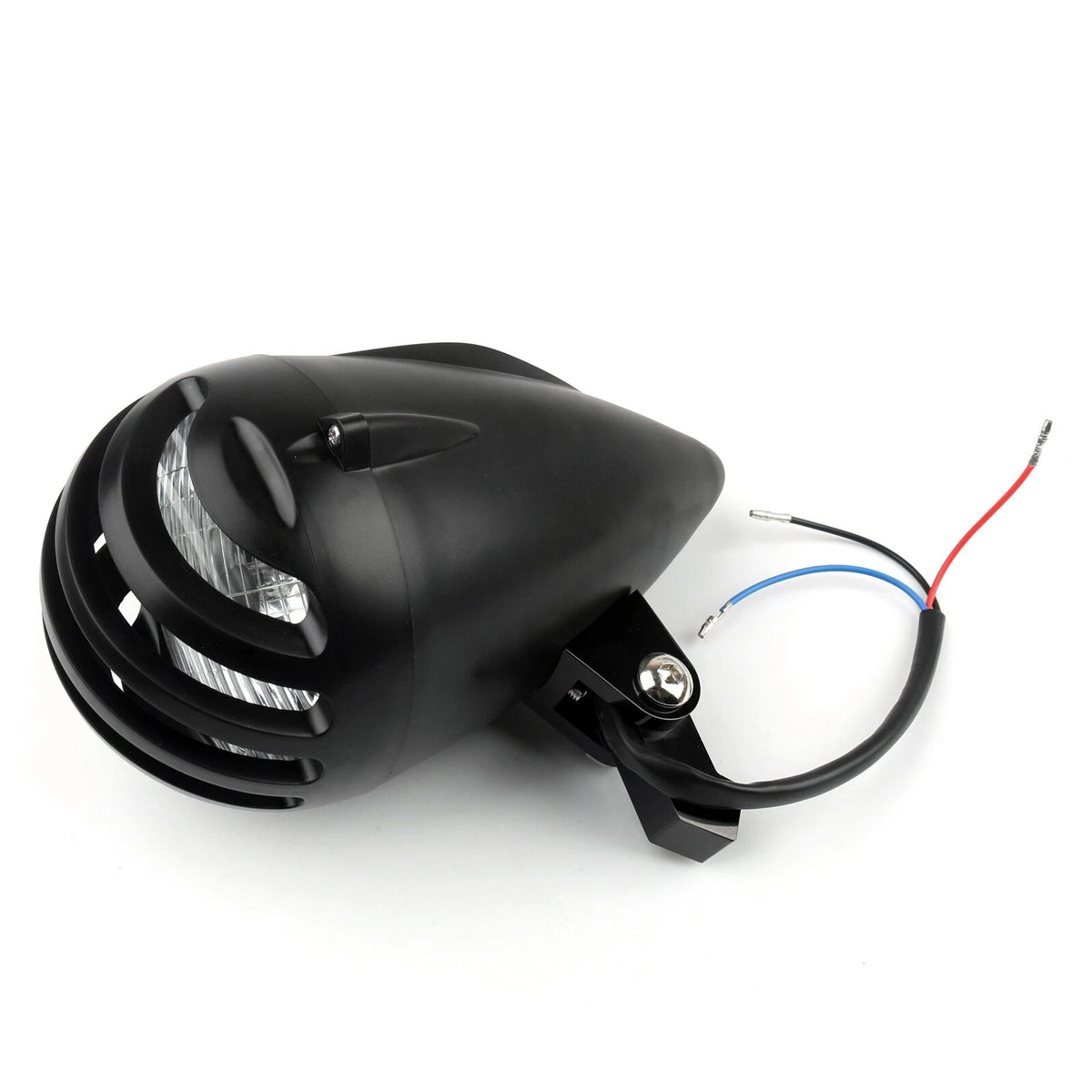 5.5" Black Bullet Headlight Lamp for Bobber Chopper (M513-B020-Black)