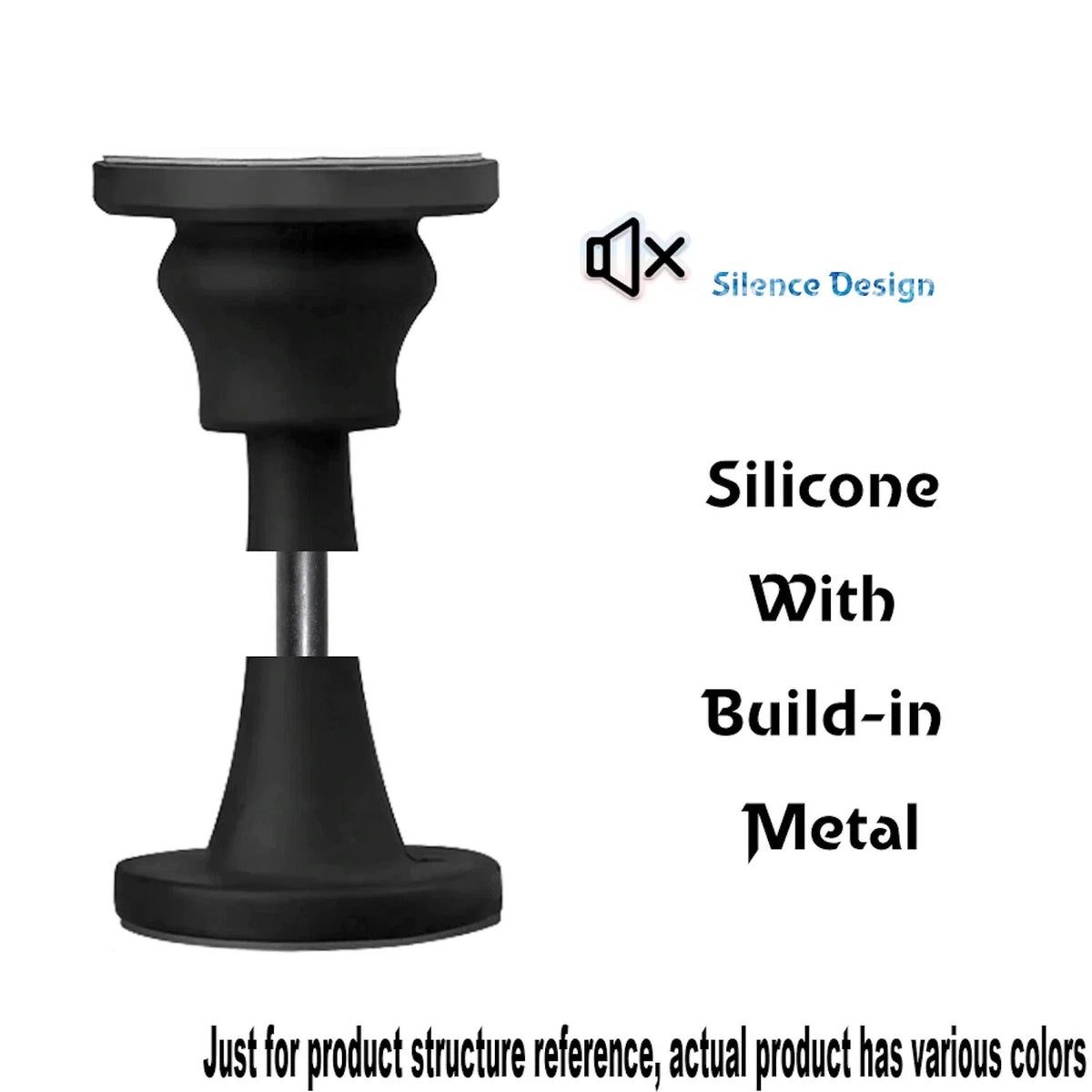 Self Adhesive Silicone Doorstop for Universal Use