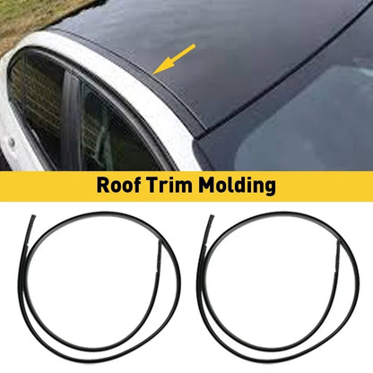 Set of 2 Roof Trim Molding Kit for Toyota Corolla CE Sedan (2000–2002)