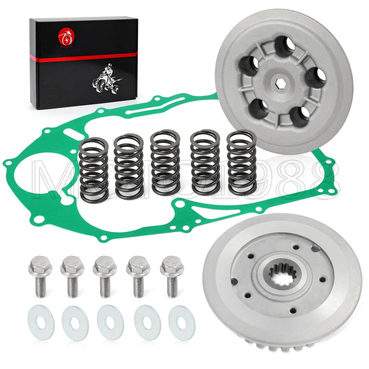 Clutch Kit Inner Hub Pressure Plate Springs for Yamaha V Star 650 XVS650