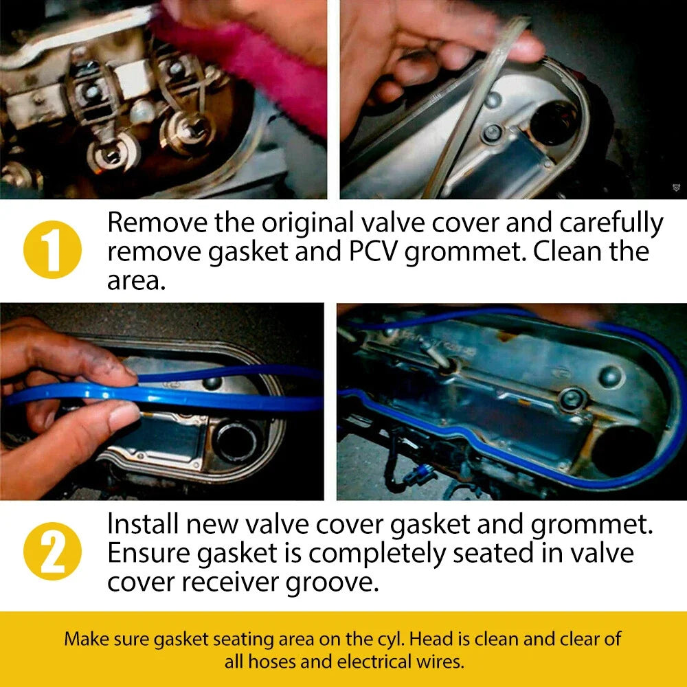 Set of 2 Valve Cover Gaskets for Honda Accord (2013–2017) 12030-5A2-A01