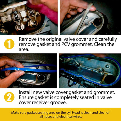 Set of 2 Valve Cover Gaskets for Honda Accord (2013–2017) 12030-5A2-A01