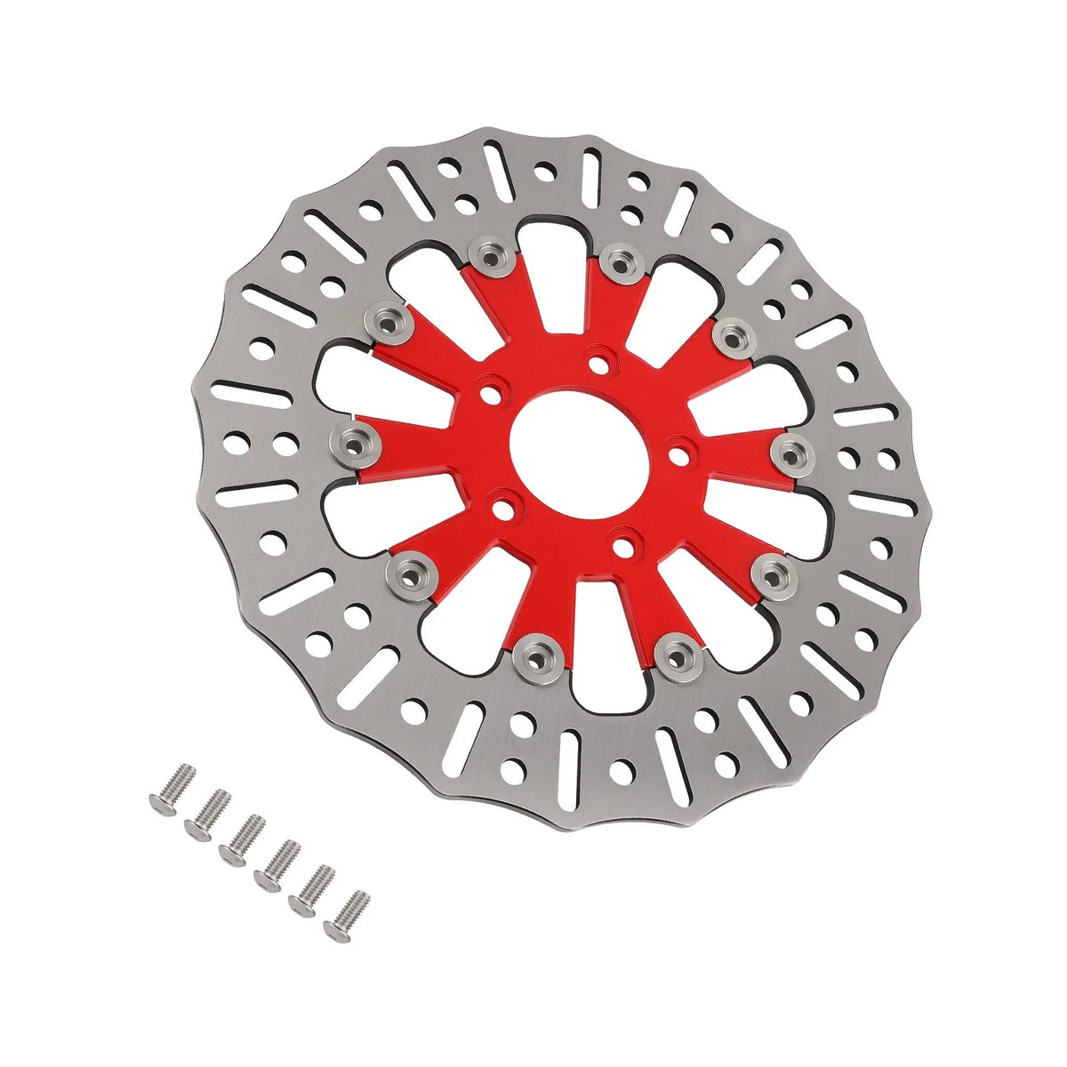 Front Brake Disc Rotor 299mm for Harley-Davidson Trike Softail (2009–2019) Red