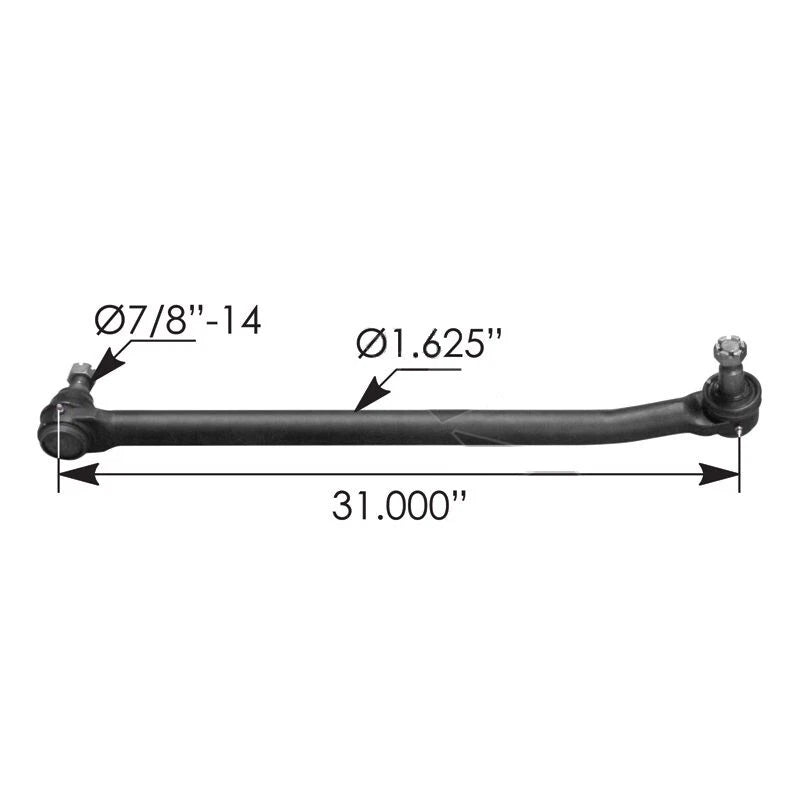 Drag Link for Kenworth (31" C to C) (Part # 463.DS5917)