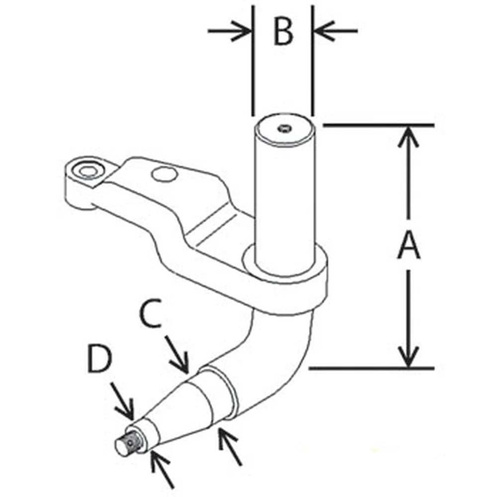 Right Hand Spindle for John Deere CTS CTSII 9400 9410 9500