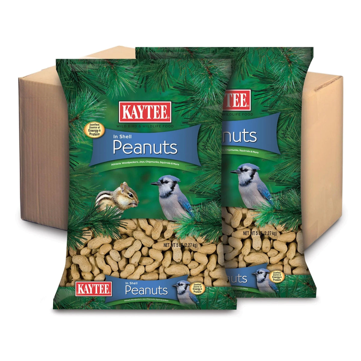 Whole Peanuts in Shell for Cardinals, Blue Jays (Pack of 1)
