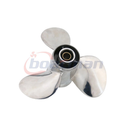 Stainless Steel Propeller 10 1/8x12 for Yamaha 20-30HP + Hardware Kit