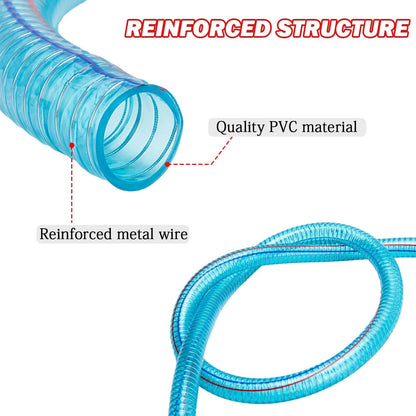 1 Inch Fuel Hose for Transfer Applications (Transparent)