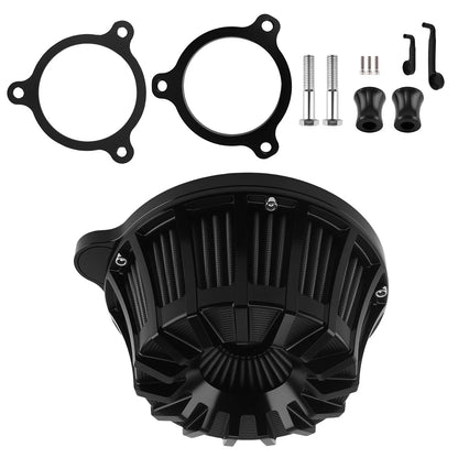 Air Intake Cleaner Kit for Harley M8 Softail Touring Trike (2017–2024) Black