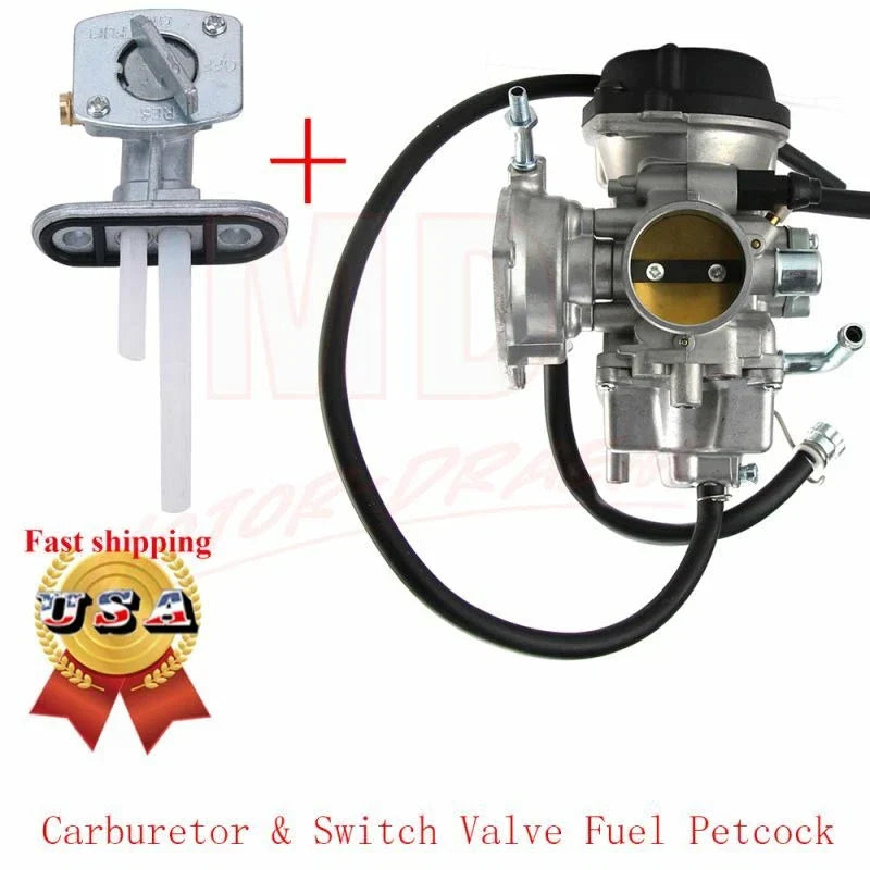 Carburetor Carb Fuel Gas Petcock Valve for Polaris Predator 500 (2003–2007)
