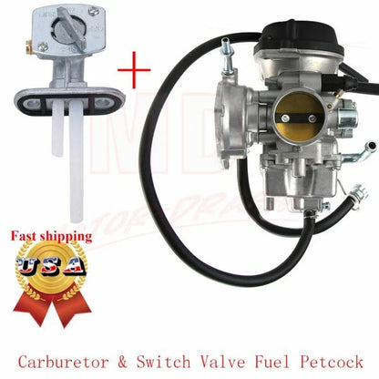 Carburetor Carb Fuel Gas Petcock Valve for Polaris Predator 500 (2003–2007)