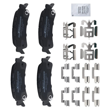 Set of 4 Rear Ceramic Brake Pads for GMC Safari/Sierra 1500/Yukon (1996–2006)