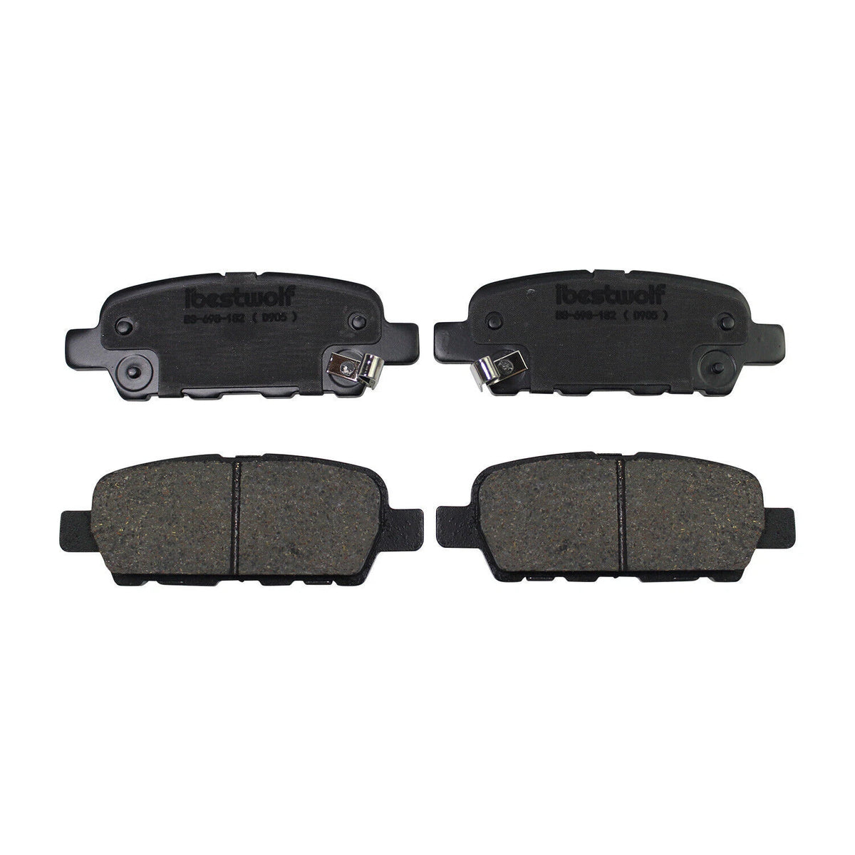 Rear Ceramic Brake Pads for Infiniti EX35 (2010–2012) - D905, P-905, 905