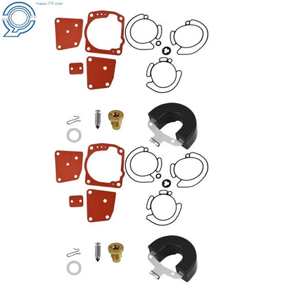 2X Carburetor Rebuild Kit for Johnson Evinrude V4 V6 (90–175 HP)