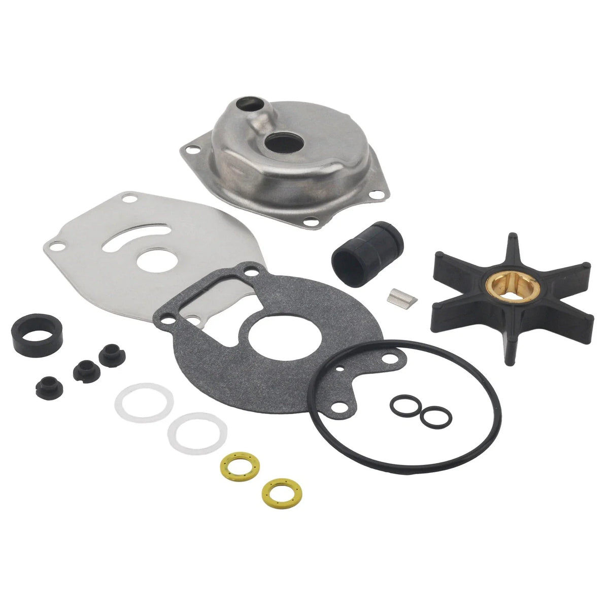 Water Pump Impeller Kit for Mercury/Mariner 8HP 9.9-15HP 18-25HP (46-99157T2)