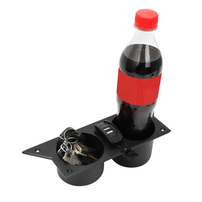 Aluminum Ash Tray Center Cup Holder USB Charging for Chevy Camaro (1982–1992)