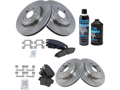 Brake Pad and Rotor Kit for Chrysler 300 (2005–2020, 2023) 13771ZDWR