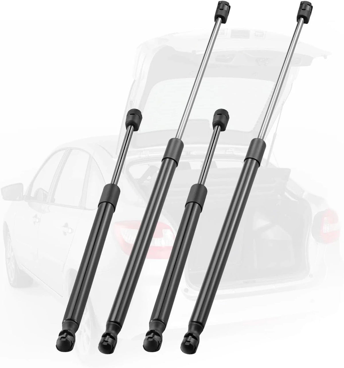 4X Lift Supports for Nissan Murano (2003–2007) - Front Hood & Rear Tailgate