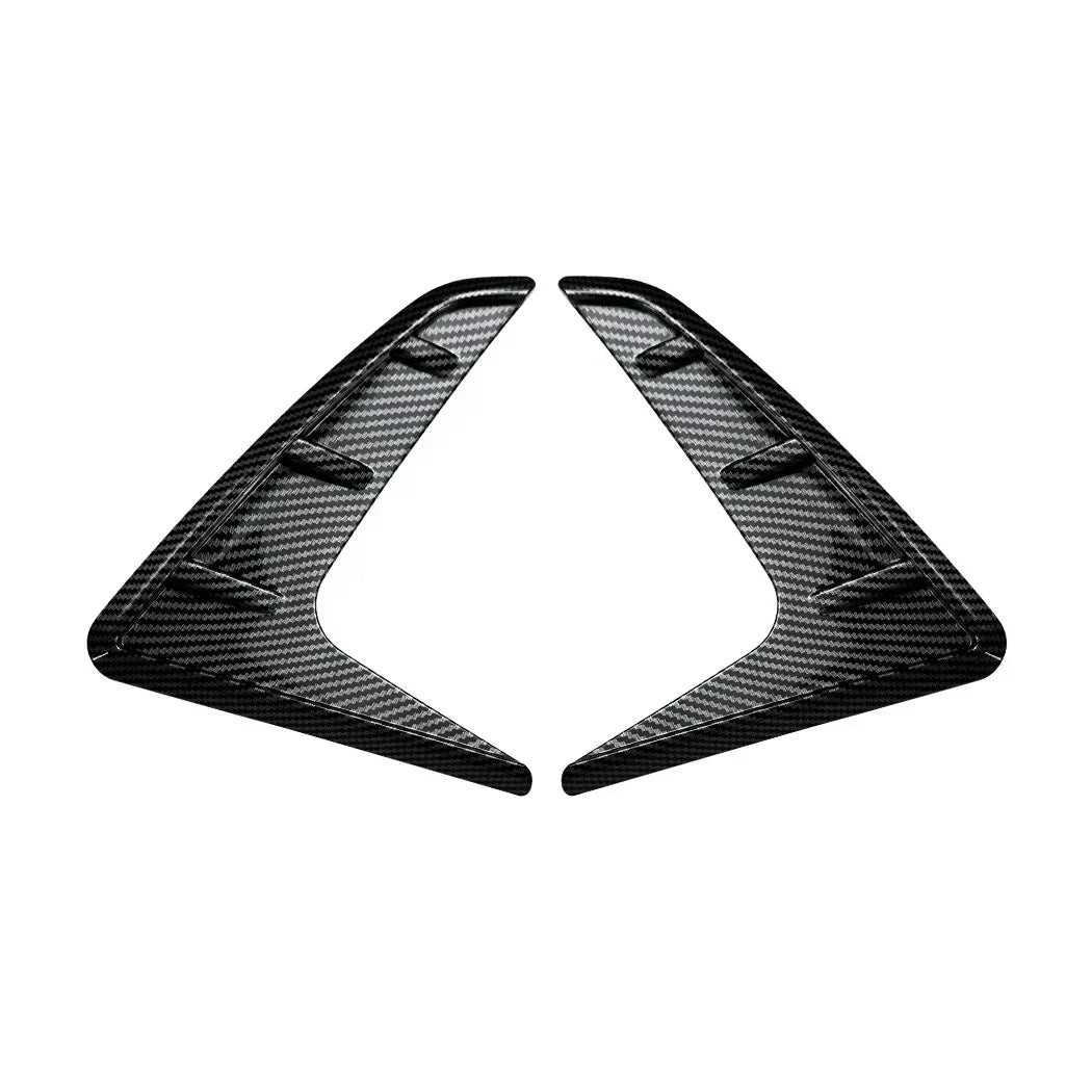 2X Carbon Look Add-On Side Fender Vent Duct Trims for BMW 3-Series G20/G21