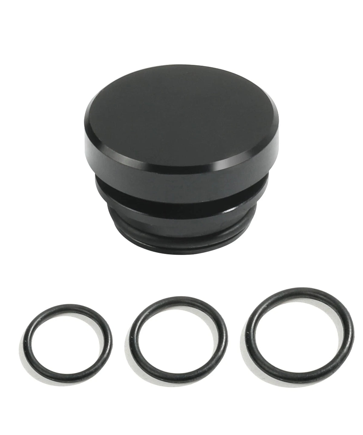Cigarette Lighter Plug Cover for Universal Fit (Aluminum Black)