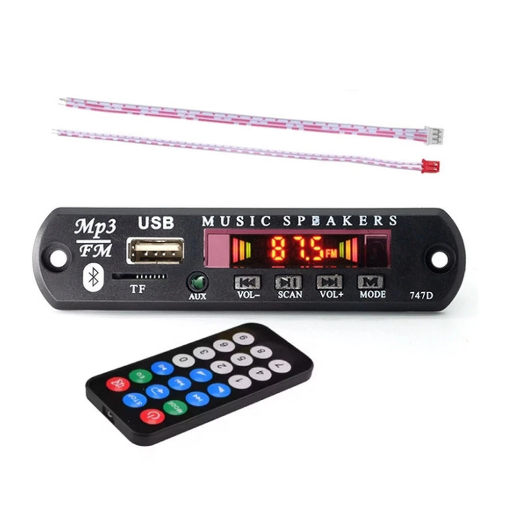 3 Wireless 12V MP3 WMA Decoder Board Audio Module for Car