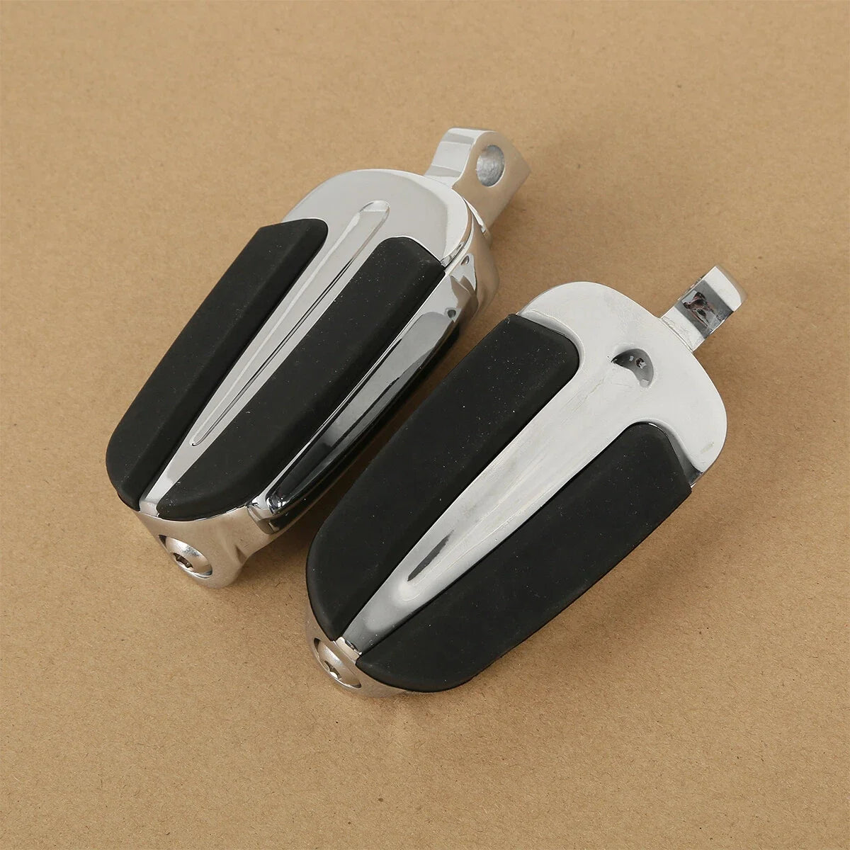 10mm Male Mount Foot Pegs for Harley Dyna Super Glide Custom