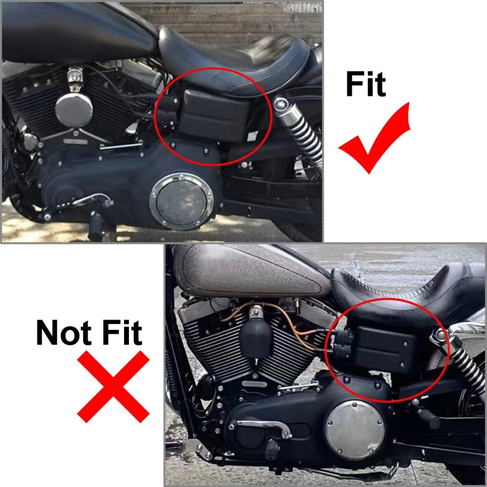 Battery Side Cover for Harley Dyna Fat Bob Low Rider Wide Glide (2006–2017)
