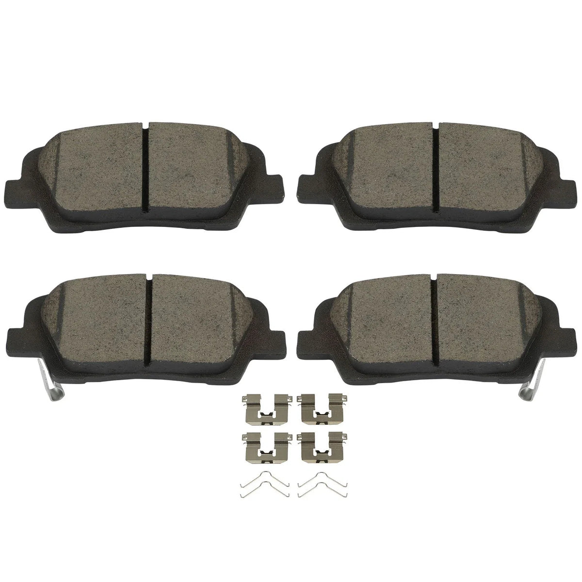 Set of 4 Rear Ceramic Brake Pads for Hyundai Santa Fe XL (2017–2019)